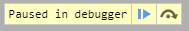 Paused in debugger